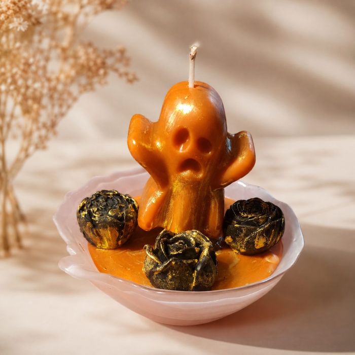 Świeca sojowa Halloween – dekoracja na 31 października