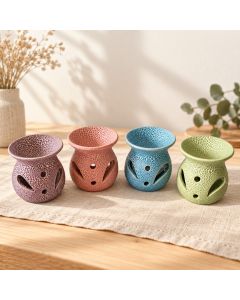 Kominek zapachowy Tekstura &ndash; mały ceramiczny ażurowy